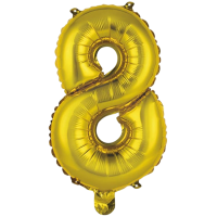 Mini Number 8 Gold